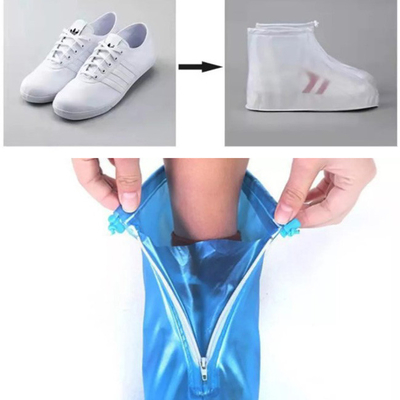 Les articles de ménage épaississent la couverture réglable résistante à l'usure antidérapage de chaussures de pluie de PVC