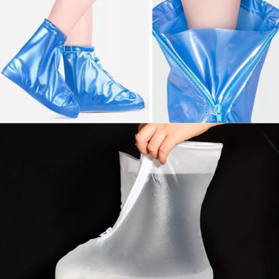Les articles de ménage épaississent la couverture réglable résistante à l'usure antidérapage de chaussures de pluie de PVC