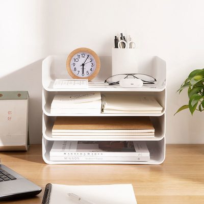Organisateur de plastique empilable Drawers For Office de bureau de ménage