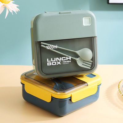coffre-fort écologique du rectangle pp Bento Box Airtight Lunch Box de 1L 2L 3L pour la micro-onde