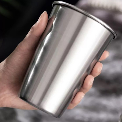 Tasses de gobelets en vrac d'acier inoxydable isolées par vide thermique de 400ml 500ml pour la bière de lait de café