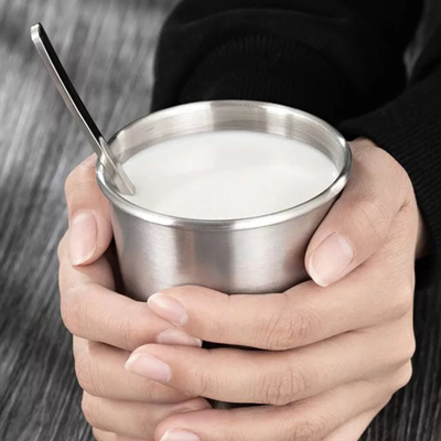 Tasses de gobelets en vrac d'acier inoxydable isolées par vide thermique de 400ml 500ml pour la bière de lait de café