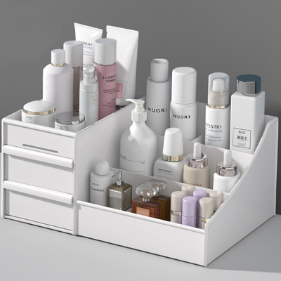 Type boîte de rangement cosmétique de bureau 330g de tiroir de séparation de récipient d'entreposage de ménage