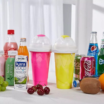 Paille détrempée de Milkshake Bottle With de culbuteur de Smoothie de voyage de silicone