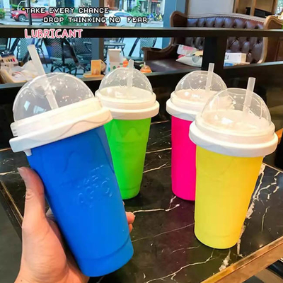 Paille détrempée de Milkshake Bottle With de culbuteur de Smoothie de voyage de silicone