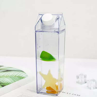 les tasses faites sur commande de boissons de la place 500ml en plastique traient la bouteille d'eau de carton étanche