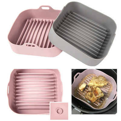 Panier réutilisable sûr de silicone de friteuse d'air de nourriture de pot de silicone de friteuse d'air