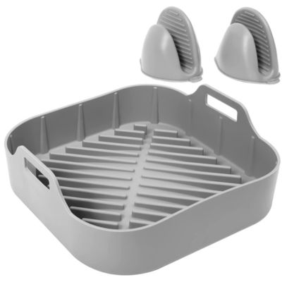 Panier réutilisable sûr de silicone de friteuse d'air de nourriture de pot de silicone de friteuse d'air