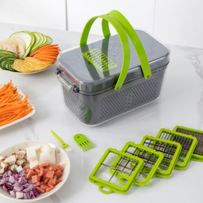 Coupeur multifonctionnel Chopper Slicer végétal d'oignon de PCs des accessoires 22 d'outil de cuisine