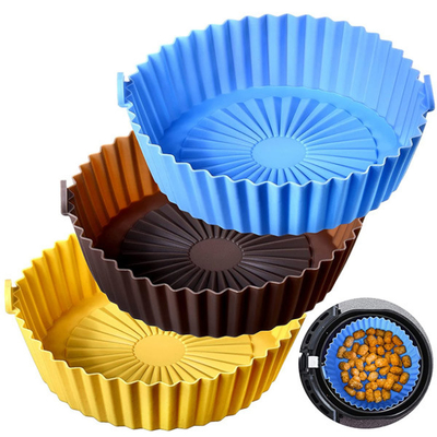 Revêtements d'Oven Accessories Air Fryer Silicone de friteuse d'air de pot de silicone de friteuse d'air
