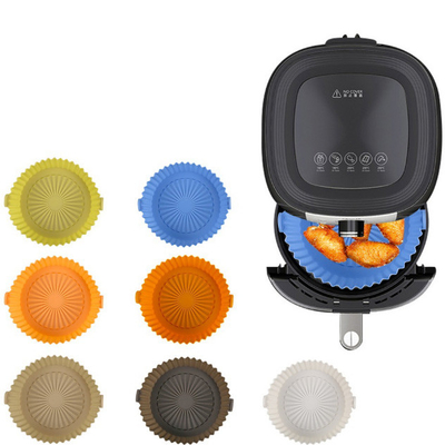 Revêtements d'Oven Accessories Air Fryer Silicone de friteuse d'air de pot de silicone de friteuse d'air