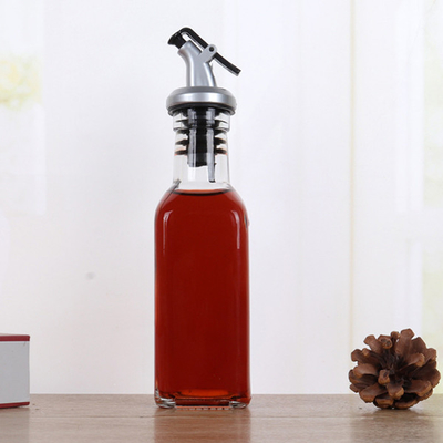Conteneur en verre clair d'huile d'Olive Oil Dispenser Bottles Cooking pour la cuisine