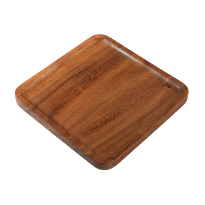 Approvisionnements de forme irrégulière en bois solides de cuisine de plat de dîner de vaisselle