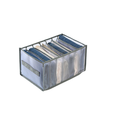 Organisateur For Wardrobe de tiroir de récipient d'entreposage de ménage d'habillement de 7 grilles