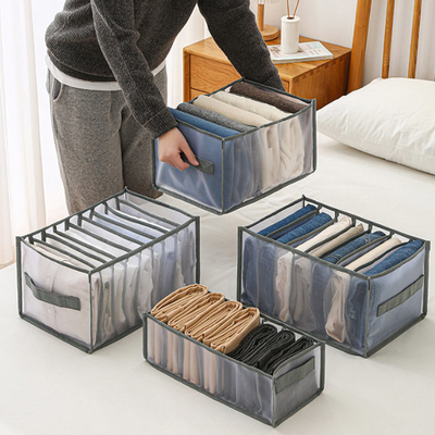 Organisateur For Wardrobe de tiroir de récipient d'entreposage de ménage d'habillement de 7 grilles