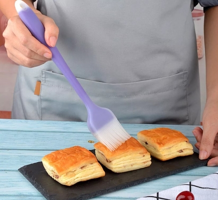 Grand silicone de arrosage de cuisson résistant à la chaleur de brosse de sauce barbecue