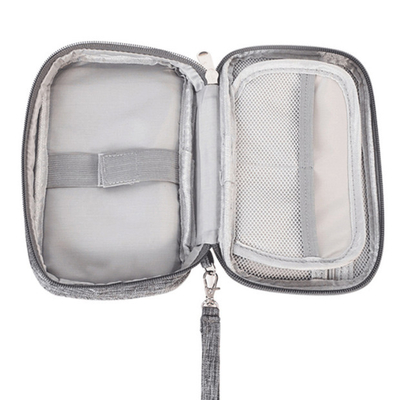 Sac en nylon d'organisateur de câble de récipient d'entreposage de ménage de petit voyage