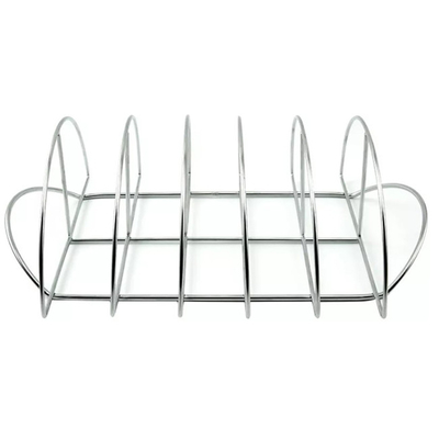 Bifteck Rib Rack Holder d'outils et d'accessoires de BARBECUE de barbecue