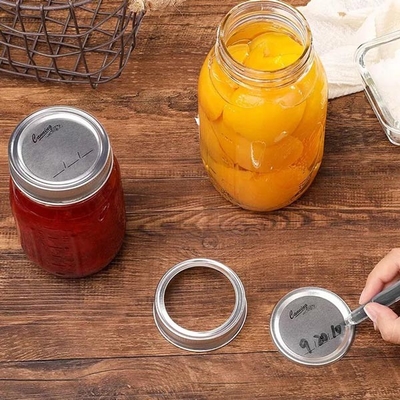 Type fendu bouche large régulière de mise en boîte en vrac de couvercles de pot pour Mason Jar