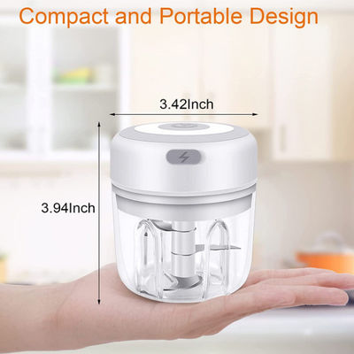 Presse d'ail de maison de Mini Electric Chopper 250ML Chopper Portable Food Chopper