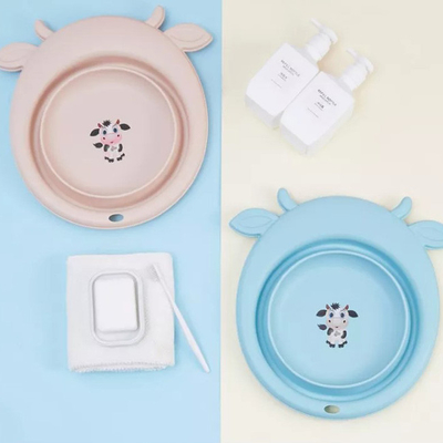 Lavabo pliable de voyage pliant en plastique pour le bébé