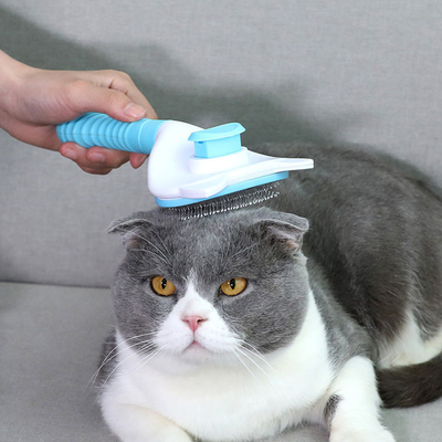 Brosse faite sur commande de décapant de cheveux d'animal familier d'articles de ménage d'acier inoxydable pour le chat de chien