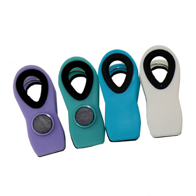 Agrafes magnétiques en plastique colorées du sac pp TPR pour le réfrigérateur 3 pouces