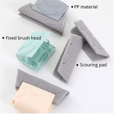 Outil magique en plastique de brosse de nettoyage de cannelure de fenêtre d'ABS