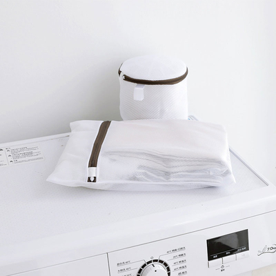 Maille en nylon de sac de lavage de blanchisserie de filtre de Microfiber de produits en plastique blancs d'articles de ménage