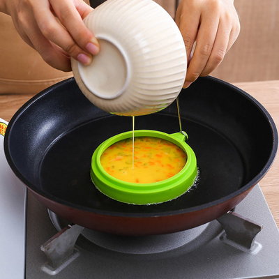 Cuisson d'oeufs de Ring Mold For Fried Pancake d'oeufs de silicone d'omelette