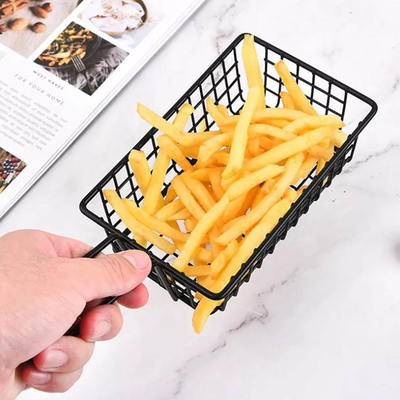 Les approvisionnements en vrac de cuisine d'acier inoxydable cuisent le panier à la friteuse pour le restaurant