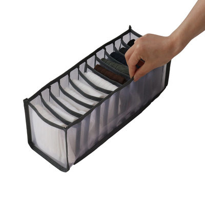 Boîte de rangement pliable de sous-vêtements de cabinet pour l'organisateur de soutien-gorge et de culotte