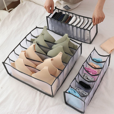 Boîte de rangement pliable de sous-vêtements de cabinet pour l'organisateur de soutien-gorge et de culotte