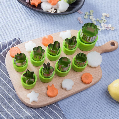 Le coupeur de fruits et légumes forme l'outil réglé pour la cuisson de cuisine