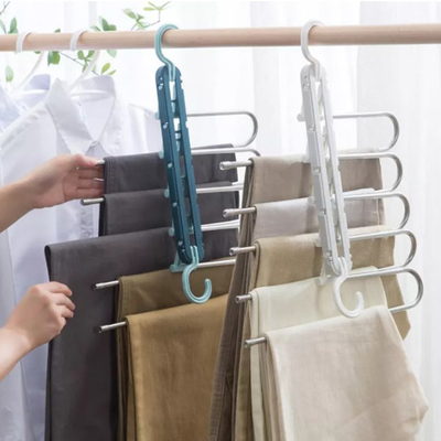 Cintre se pliant en plastique d'économie de l'espace d'articles de ménage séchant des supports pour des vêtements