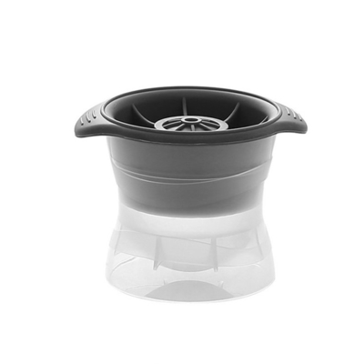 Moule rond de sphère de silicone de fabricant de boule de glaçon de barre de cuisine grand pour le whiskey