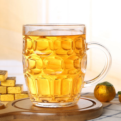 Grandes tasses faites sur commande en plastique Dimple Stein Beer Mugs de boissons avec la poignée 20oz