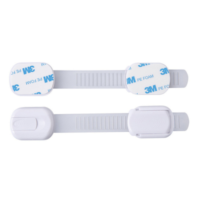 Courroies adhésives de serrure de porte de produits en plastique d'articles de ménage de Cabinet de tiroir pour la sécurité de bébés