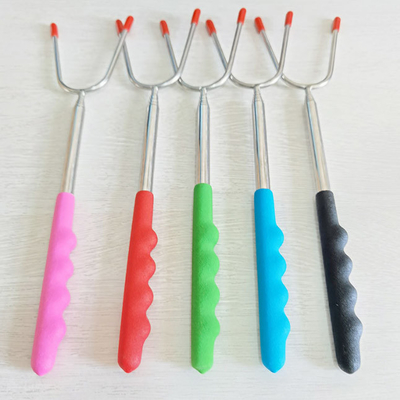 bâtons de élargissement de torréfaction de feu de camp d'articles de ménage d'acier inoxydable du camping 45inch