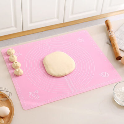 Non tapis de cuisson de bâton avec la pâtisserie Mat Dough Rolling Mat de silicone de mesures
