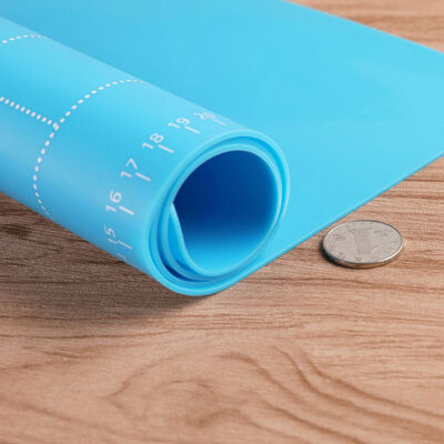 Non tapis de cuisson de bâton avec la pâtisserie Mat Dough Rolling Mat de silicone de mesures