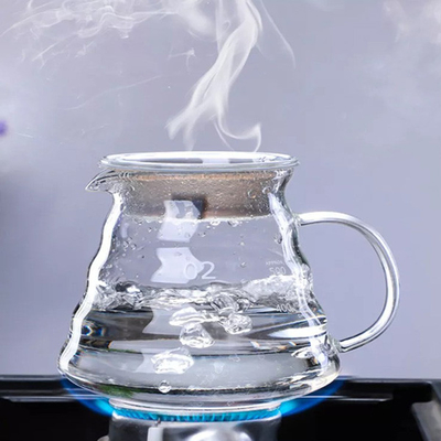 Fabricant de café essentiel fait main de Tools Borosilicate Glass de barman avec le filtre en verre d'entonnoir