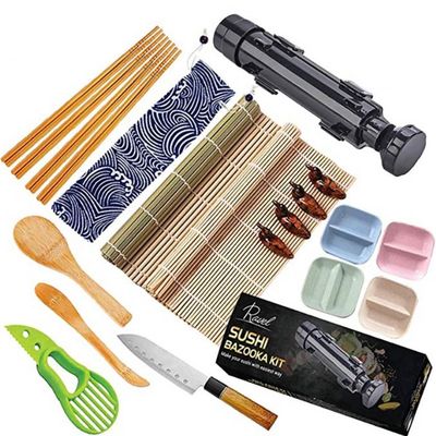 Sushi faisant Kit All dans une machine de rouleau de sushi du fabricant DIY de bazooka de sushi
