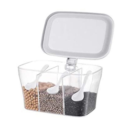 Boîte de assaisonnement acrylique adaptée aux besoins du client de récipients d'entreposage d'épice de cuisine