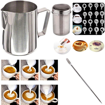 Dispositif trembleur essentiel fait sur commande 16pcs de café de broc de Tools Espresso Milk du barman 12Oz