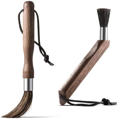 Barman naturel de Cleaning Brush For de broyeur de café d'expresso en bois de noix