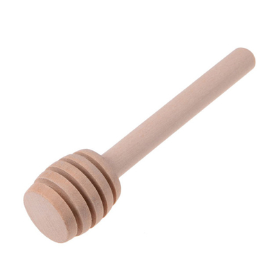 Ustensiles en bambou Honey Sticks Dipper en bois de cuisine de nid d'abeilles de 3 pouces