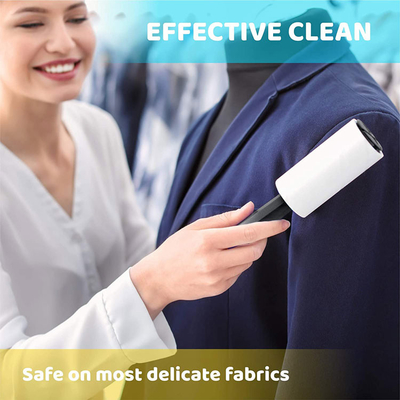 Rouleau en plastique blanc démontable de solvant de cheveux de vêtements de fibre pour Cat Fur