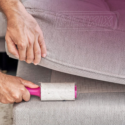 Rouleau réutilisable en plastique de solvant de cheveux de fibre de fourrure pour des vêtements 400 feuilles
