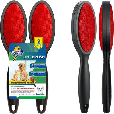 Le double a dégrossi les vêtements magiques de fibre que la brosse de rouleau de solvant de cheveux pour des vêtements couvrent le tapis
